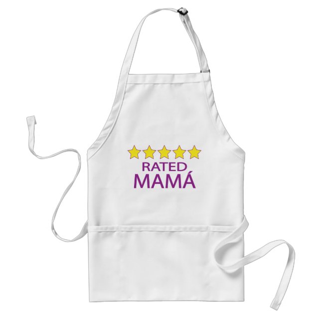 Tablier Mamá cinq étoiles (Devant)