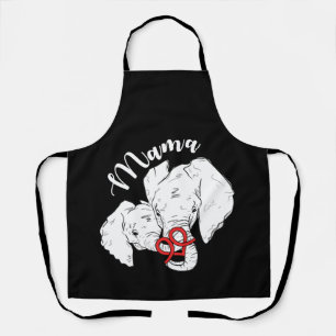 Tablier Mama Elephant mignon Fête des Mères Animal
