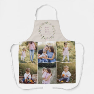Tablier Maman cadeau 8 photo girly floral élégant délicat