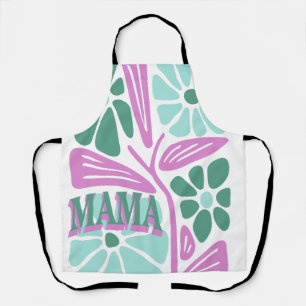 Tablier Maman Floral Fantaisiste