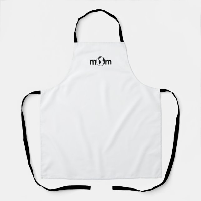 Tablier maman la reine de la cuisine Tout-en-plan Print Ap (Recto)