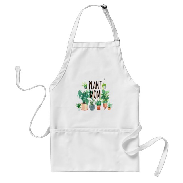 Tablier Maman plante - Jardinage, Cadeau Planter Pour Mama (Devant)
