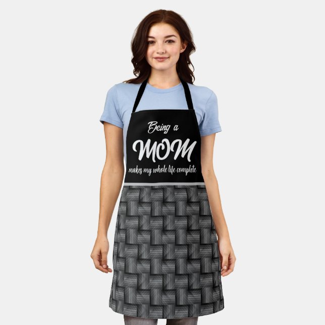 TABLIER MAMAN'S DAY CADEAU MOM CUISINE PORTER (Porté)