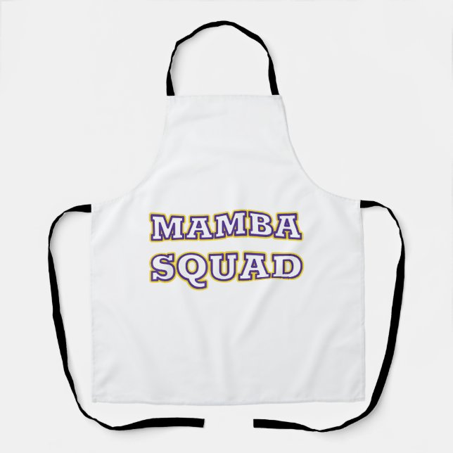 Tablier Mamba Squad drôle Vêtements pour Amateur de serpen (Recto)