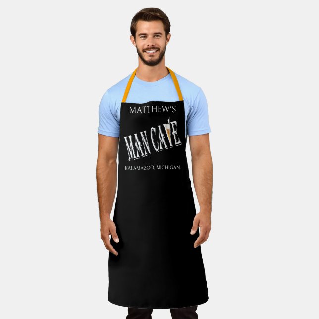 Tablier Man Cave Mancaves Man Caves Apron (Porté)
