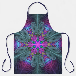 Tablier Mandala Colorful Striant Fractal Art Kaleidoscope