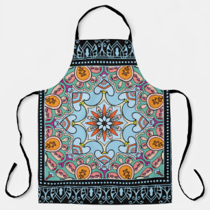 Tablier Mandala ethnique tribale sans couture motif