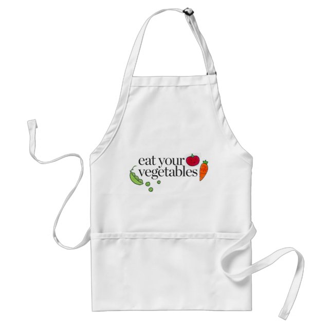 Tablier Mangez vos légumes (Devant)