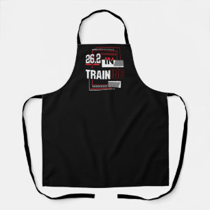 Tablier Marathon - 26.2 en formation Abstraite