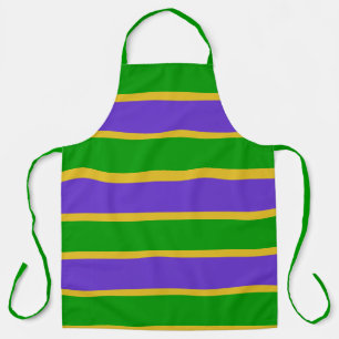 Tablier Mardi Gras Stripes