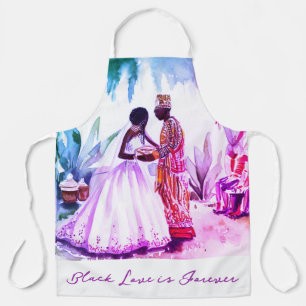 Tablier Mariage afro-américain