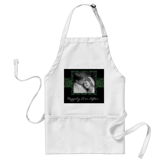 Tablier Mariage Floral Photo Apron Keepsaké (Devant)