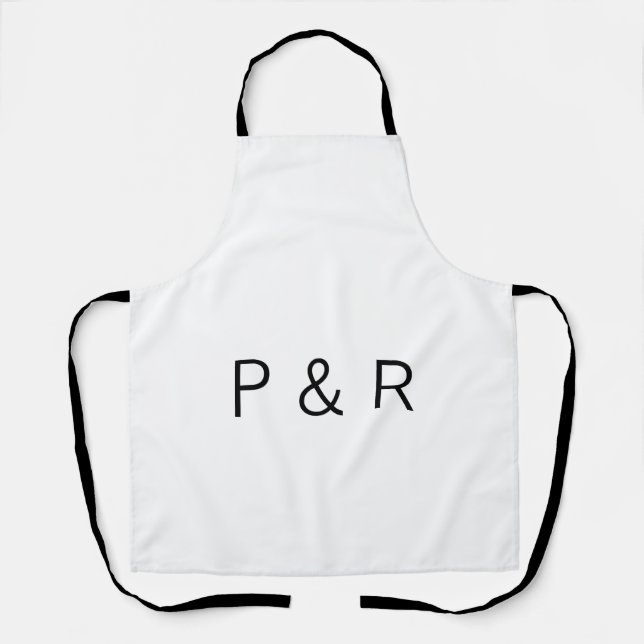 Tablier Mariage partenaire romantique ajouter une lettre i (Recto)