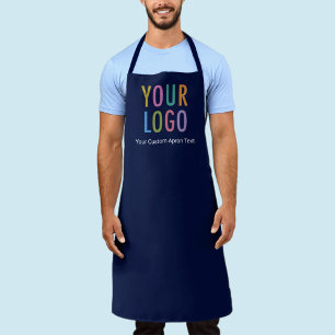Tablier Marine Blue Apron Promotionnels Custom Company Log
