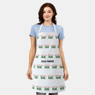 TABLIER MARQUE BLANCHE MODERNE ET PERSONNALISABLE VÉRIFIÉE