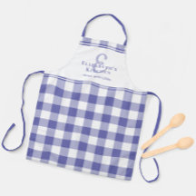Marque-page Cuisine Pervenche à Carreaux Gingham