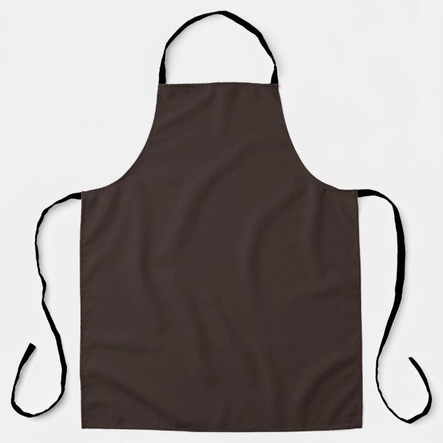 Tablier Marron Chocolat Foncé (Recto)