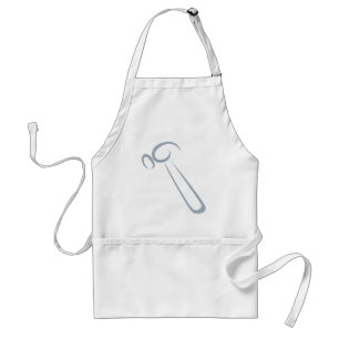 Tablier Marteau pour le logo du charpentier dans le style