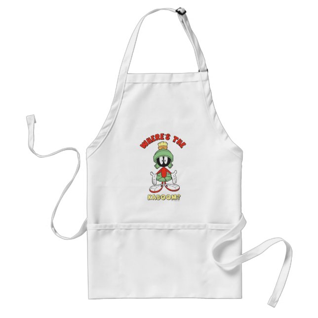 Tablier MARVIN LE MARTIAN™ Où est le Kaboom ? (Devant)