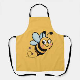 Tablier Mascotte d'abeille adaptée aux enfants avec une tr