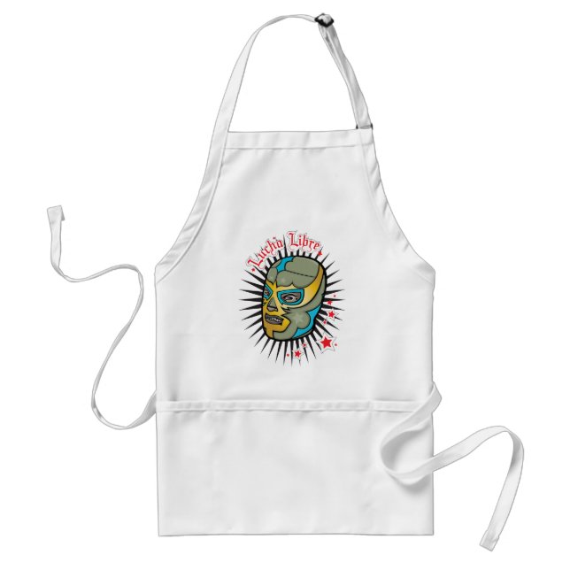 Tablier Masque de lutte mexicain de Lucha Libre (Devant)