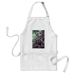 Tablier mauvaises herbes en rouge et vert