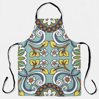 Tablier Médaillon Turc style Motif Vintage