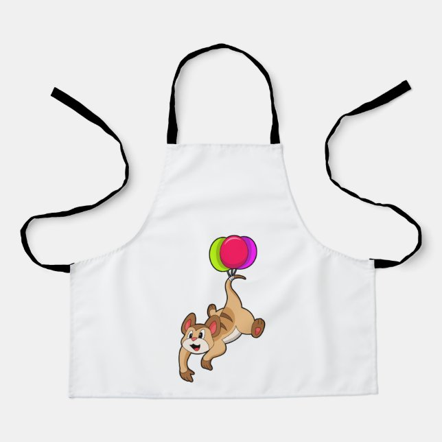 Tablier Meerkat avec ballon (Recto)