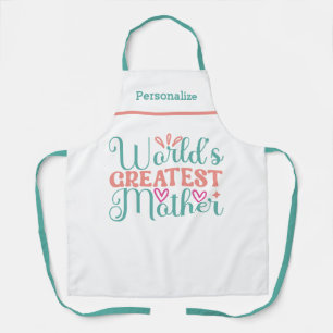 Tablier Meilleur cadeau de maman au monde pour Maman Kitch