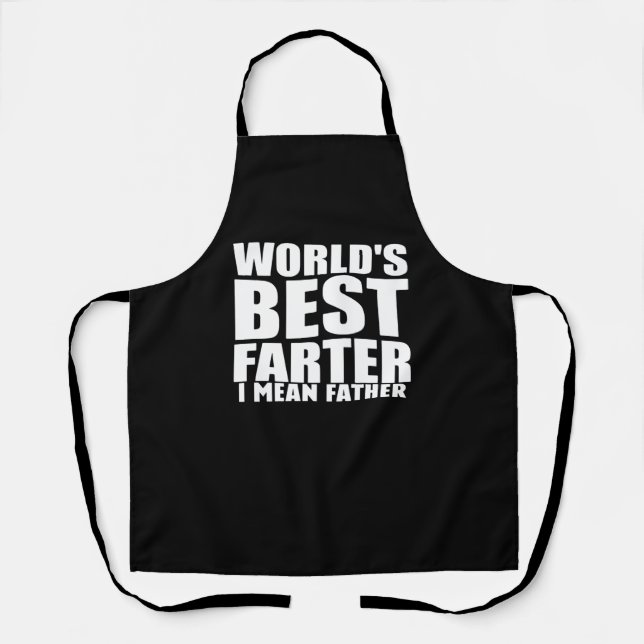 Tablier Meilleur cadeau de père pour papa au monde (Recto)