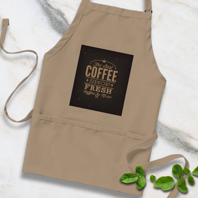 Tablier Meilleur café Café frais et plus d'tablier (Créateur téléchargé)