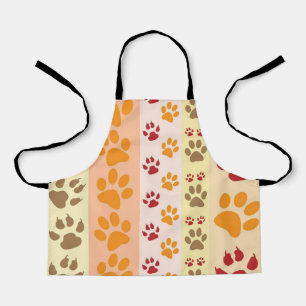 Tablier Meilleur chien Empreinte de patte Animaux Motif