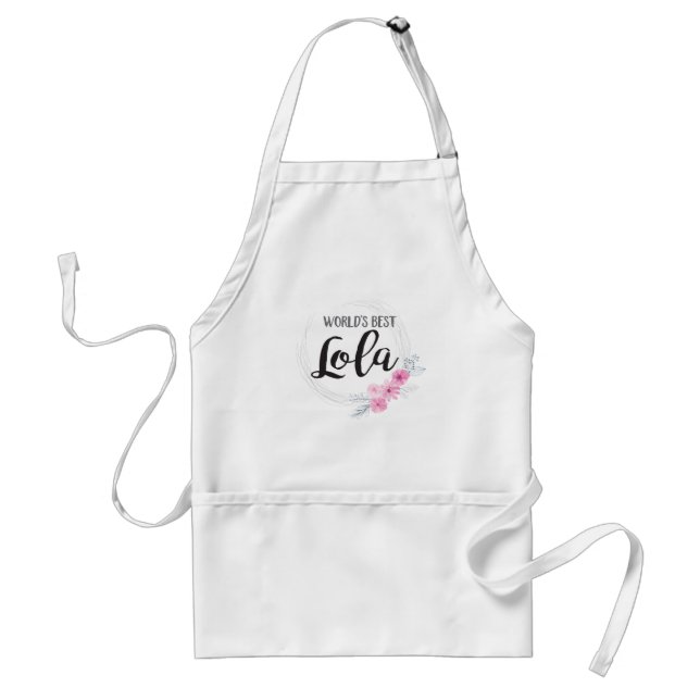 Tablier Meilleur Lola du monde (Devant)