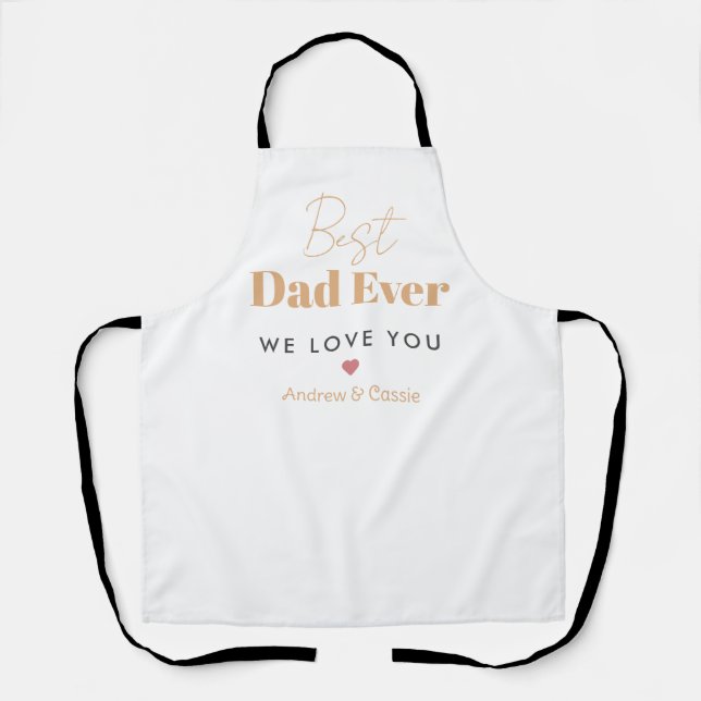 Tablier Meilleur papa (Recto)