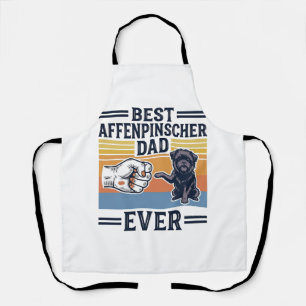 Tablier Meilleur Papa Affenpinscher Vintage T-shirt de Chi