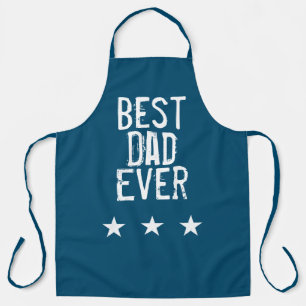 Tablier Meilleur papa bleu