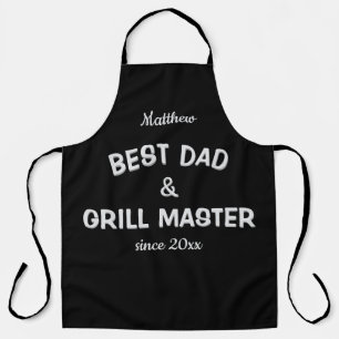 Tablier Meilleur papa & Grill Master