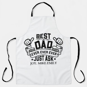 Tablier Meilleur Papa Jamais Fête des pères Papa Demande J