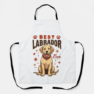 Tablier Meilleur parent Labrador de tous les temps Vintage