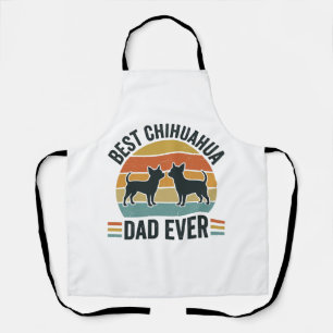 Tablier Meilleur père Chihuahua de tous les temps T-shirt 