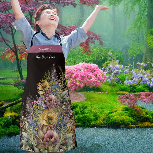 Tablier Meilleure grand-mère jamais Floral Flower Angel