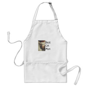 Tablier Meilleure maman chat papa ajouter chat photo nom c