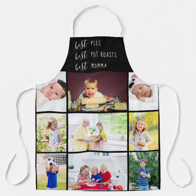 Tablier Meilleure photo de Momma Editable 9 (Recto)