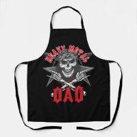 Mens Heavy Metal Papa Rock Band Metalhead Heavy Mu