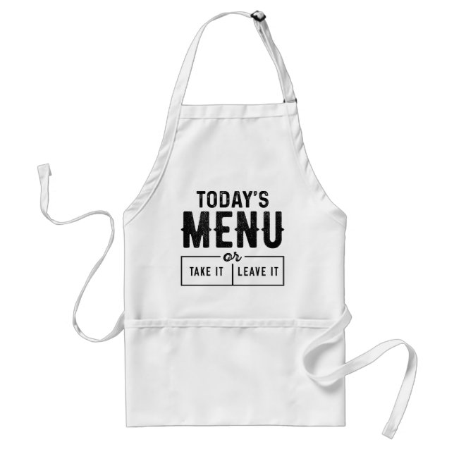 Tablier Menu du jour (Devant)