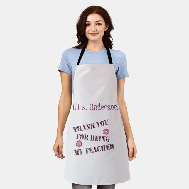 Tablier Merci D'Être Mon Appréciation De Classe Enseignant (Porté)