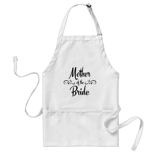 Tablier Mère de la jeune mariée - dîner drôle de (Devant)