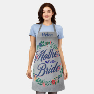 Tablier Mère de la mariée Nom modifiable