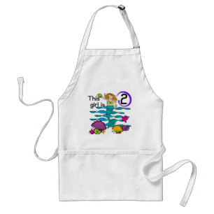Tablier Mermaid 2e Anniversaire Tshirts et cadeaux