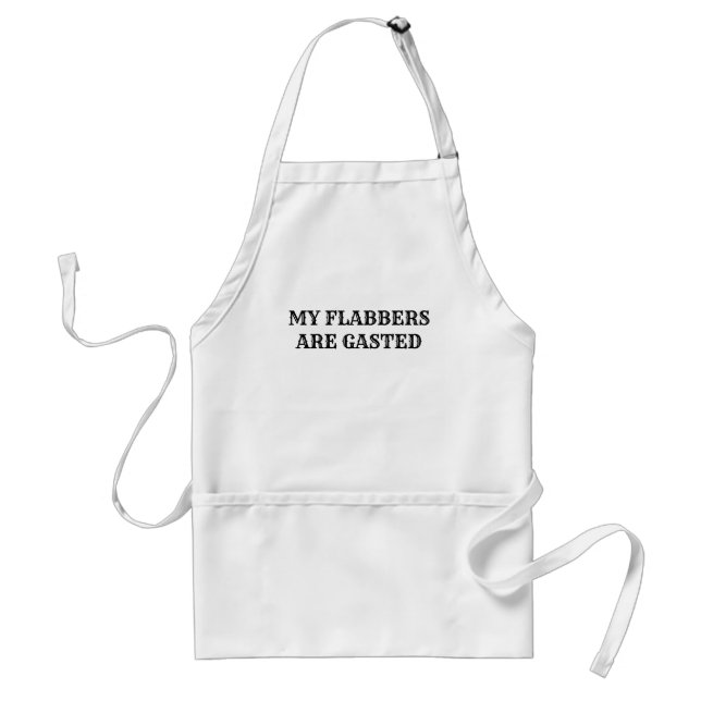 Tablier Mes Flabeurs Sont Gâtés Citation Drôle Apron (Devant)